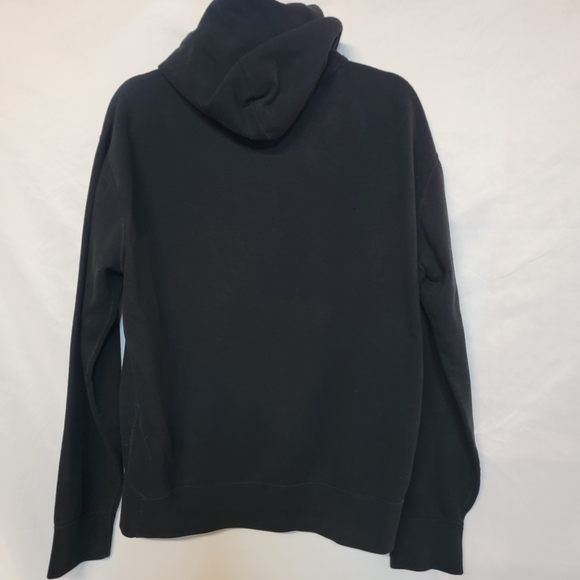 Polo by Ralph Lauren Men's Black Hoodie with White Accents - Picture 2 of 7